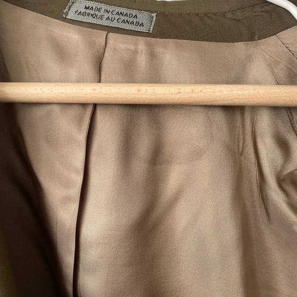 VINTAGE GIORGIO SAPPINI 100% WOOL SUIT JACKET MADE IN CANADA SIZE LARGE - Picture 9 of 12